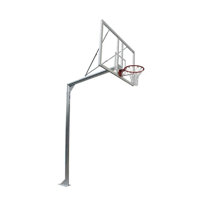 Juego canastas baloncesto galvanizadas monotubo 114mm fijas (sin tablero, aro ni redes) Juego canastas baloncesto galvanizadas monotubo 114mm fijas (sin tablero, aro ni redes)
